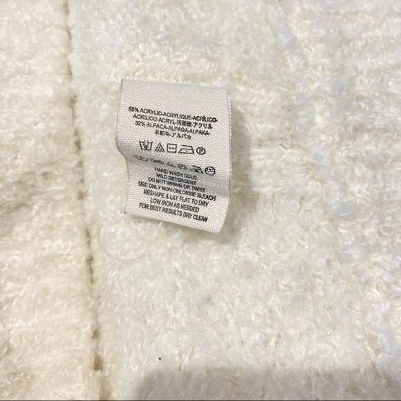 FREE PEOPLE Oversized V-Neck Knit Sweater Size M - Picture 5 of 7